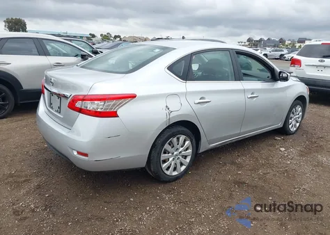2015 Nissan Sentra S из США, поврежденный, VIN 3N1AB7AP4FY347173